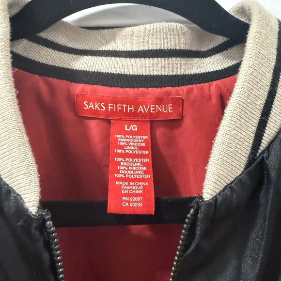 Saks Fifth Avenue Silk Jacket - Picture 3 of 3